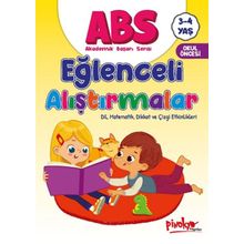 ABS 3-4 Yaş Eğlenceli Alıştırmalar - Pinokyo Yayınları