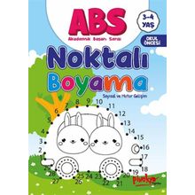 ABS 3-4 Yaş Noktalı Boyama - Pinokyo Yayınları