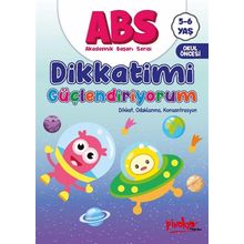 ABS 5-6 Yaş Dikkatimi Güçlendiriyorum - Pinokyo Yayınları