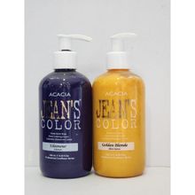 Acacia Jean's Color Altın Sarısı ve Lila Mor 2x250 ml Saç Boyası