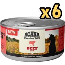 Acana 6x85 gr Premium Biftekli Ezme Kedi Konservesi