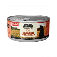 Acana Premium Pate 4x85 gr Ezme Somonlu ve Tavuklu Yetişkin Kedi Konservesi
