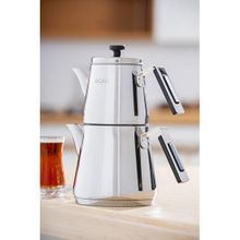 Acar Aveline Ar-08586 Aile Boy Çelik Çaydanlık Takımı