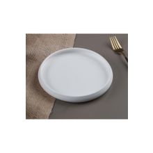 Acar Bianco Perla Porselen 23.5x2.5 cm 1 Adet Yuvarlak Tabak