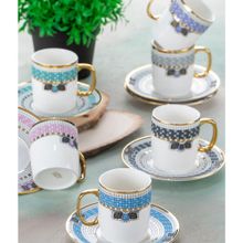 Acar Meira 90 ml 6 Kişilik Kahve Fincanı Takımı