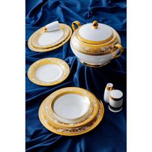 Acar VIC-06683/1 Morwenna Beyaz-Gold 60 Parça 12 Kişilik Yemek Takımı