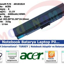 Acer Aspire 1810T-413G25N 1810T-6188 Beyaz Uyumlu Notebook Batarya