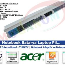 Acer Aspire AS1410-2801 AS1410-2954 Beyaz Uyumlu Notebook Batarya
