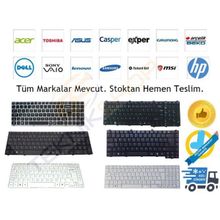 Acer Aspire E5-573 NX.MVHEY.007 NX.MVHEY.011 Notebook TR Işıklı Uyumlu Klavye