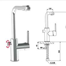 Aceser Dilara Mix Kuğu Akıllı Lavabo Bataryası