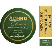Achrowell Classic 175 ml Nemlendirici El ve Yüz Kremi