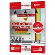 Açık Öğretim Lisesi Tüm Dersler 5. 6. 7. 8. Dönem Ders Notları - Kolektif