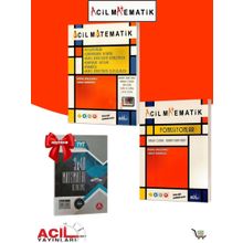 Acil Yayınları Polinomlar Fonksiyonlar Çıkmış Sorular Hediyeli 3 Kaynak Matematik Fasikülü