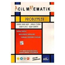 Acil Yayınları Problemler Konu Anlatımlı Soru Fasikülü