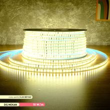 ACK 120 Ledli Şerit 4000K Ilık Beyaz 220 V 10 W 100 m Led