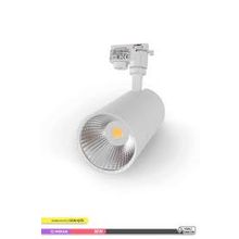 ACK Cob 30 W 3000 K Beyaz Gövde Tek Ayaklı Gün Işığı Led Monofaze Ray Armatürü