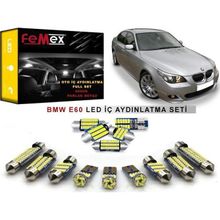 Ack Store BMW E60 5 Serisi FEMEX Parlak Beyaz LED İç Aydınlatma Ampul Seti