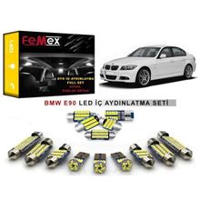 Ack Store BMW E90 3 Serisi FEMEX Parlak Beyaz LED İç Aydınlatma Ampul Seti