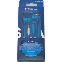 ACL K1-41 Mavi Kablolu Kulak İçi Kulaklık