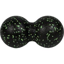 Actifoam Peanut Lacrosse Massage 12x24 cm Ball Fıstık El Ayak Uyarıcı Siyah Yeşil Masaj Topu