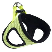 Actirex Yellow S Boyun 30-32 cm Göğüs 36-44 cm Köpeklere Dokuma Kumaş Neon Köpek Göğüs Tasması