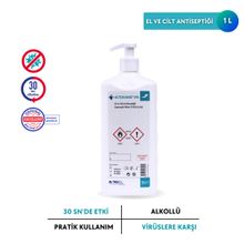 Actohand Ipa İzopropil Alkol %75 V/V=70.6 gr 1 lt ﻿El ve Cilt Antiseptiği