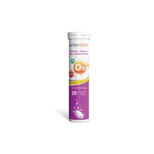 Actomins Vitamin D3 Vitamin C Çinko Zerdeçal Ekstresi 20 Efervesan Tablet
