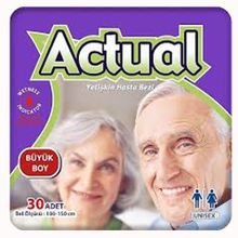 Actual 30'lu 3 Adet Large Yetişkin Hasta Bezi