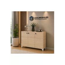 ADALIMODULES Ada Sonomo 3 Kapaklı 3 Raflı Ayakkabılık Çok Amaçlı Dolap Ve Portmanto Ayakkabı Dolabı