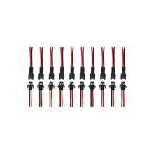 Adam 10 Takım 2 Pin Kablolu 10 cm Konnektör Led Soket Fiş