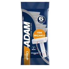 Adam 6'lı Tek Bıçaklı Tıraş Bıçağı