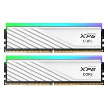 Adata AX5U6400C3216G DTLABRWH XPG Lancer Blade RGB 32GB 2x16GB DDR5 6400 Mhz CL32 AMD Expo ve Intel XMP 3.0 288-Pin UDIMM Beyaz Ram Bellek
