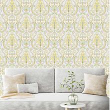 Adawall 9901-4 Tropicano Gri Damask Desen Duvar Kağıdı