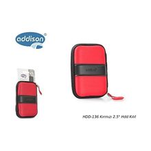 Addison Adisson HDD-136 Harddisk Kılıfı, Kırmızı, 2.5" - Option-1 - 0-Bordo