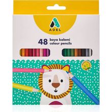 Adel 000014 48'li Kuru Boya Kalemi