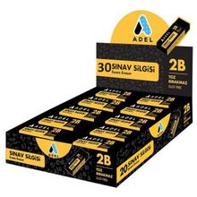 Adel 2B 30'lu Kutu Sınav Silgisi