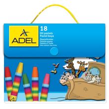 Adel 4281818000000 18 Renk Çantalı Yağlı Pastel Boya