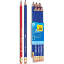 Adel Fish Pencil Silgili 12'li Kurşun Kalem