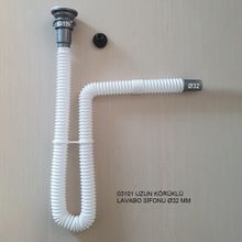 Adell Uzun Körük Gövdeli Lavabo Sifonu