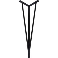 Adem Koç Firkete Metal Mil Siyah 45 cm Masa Sehpa Ayağı