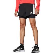 Adidas Adizero Running 2IN1 Gel Pocket Siyah Erkek Şort