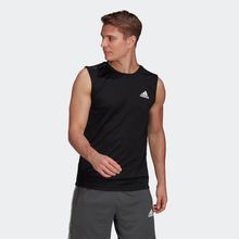 Adidas Aeroready Designed To Move Sport 3-Stripes Erkek Siyah T-shirt