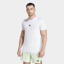 Adidas Designed For Training Beyaz Bisiklet Yaka Erkek T-shirt