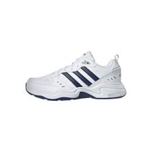 Adidas EG2654 Fundamental Ftwwht Dkblue Msilve Erkek Beyaz Lacivert Spor Ayakkabı