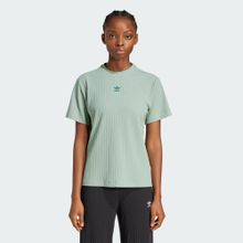 Adidas Essentials Wide Rib Yeşil Kadın T-shirt