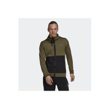 Adidas GV1626 Haki Kapüşonlu Erkek Sweatshirt