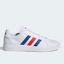 Adidas GW9252 Grand Court Base 2.0 Beyaz - Saks Mavi Erkek Spor Ayakkabı