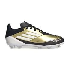 Adidas IF6919 Messi F50 League FG-MG Altın Unisex Çocuk Krampon