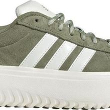 Adidas IH2431 Grand Court Platform Yeşil Kadın Yürüyüş Ayakkabısı