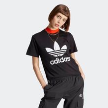 Adidas IK4035 Siyah Trefoil Tee Kadın Günlük T-shirt